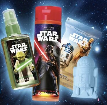 Star war oglanlar ücün dest; şampun, tualet suyu,sabun,DEAKTİV olan