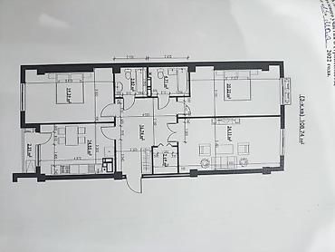 real sight: 3 комнаты, 108 м², Асанбай мкр Элитка, 12 этаж, ПСО (под самоотделку) — 1