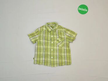 Koszuli: Koszula, 3 lata, wzrost - 98 cm., wzór - Kratka, kolor - Zielony