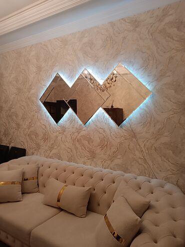 Güzgülər: Güzgü Divar üçün, Dekorativ, Arxa işıqlı — 8