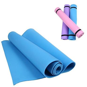 Спорт и отдых: №: 9324 Məhsulun adı: Yoqa üçün mat Aspo, PVC, 0.8 sm, məhsul çeşiddə — 1