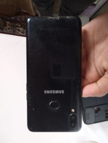 samsunq s2: Samsung A10s, 32 GB, rəng - Göy, Barmaq izi