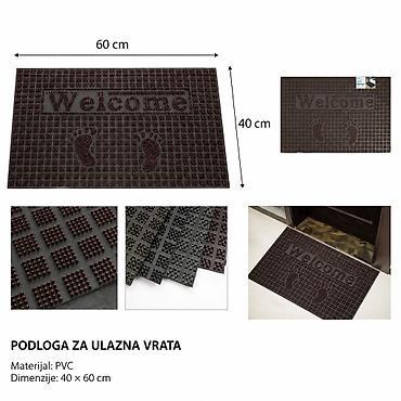 KMT Pravougaona podna prostirka 3283663 - Tip: Podloga za ulazna