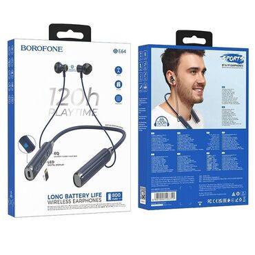 borofone airpods: Нашейные Borofone BE64 | Гарантия + Доставка • Время использования