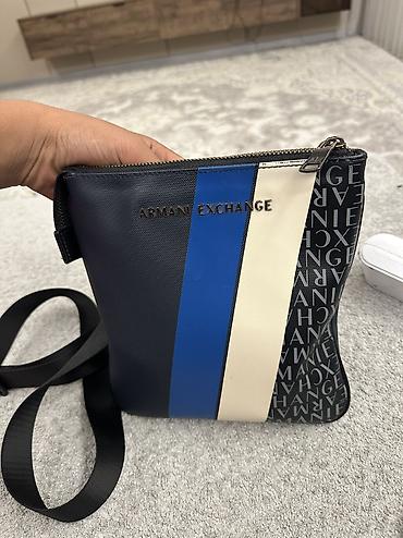 forerunner 965: Барсетка оригинал Armani Exhange 
Б/у брал за 110€ продам за 7500сом — 1