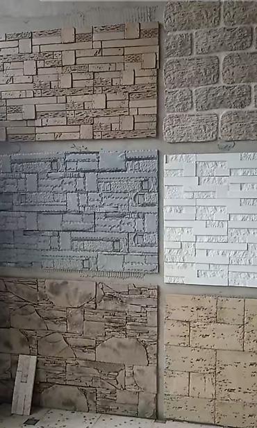 Dekorativ daşlar: Dekorativ fasad və daxili divar daş panelləri - Material: Beton — 12