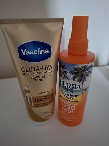 masažna krema: Set za negu kože: losion i sprej za sunce - Vaseline Gluta-Hya Serum — 1