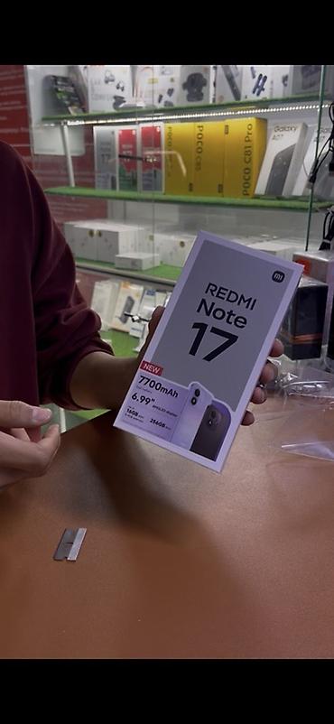 смарт чясы: Redmi, Redmi Note 16, Жаңы, 256 ГБ, түсү - Көгүлтүр, Бөлүп төлөө менен, 2 SIM — 1