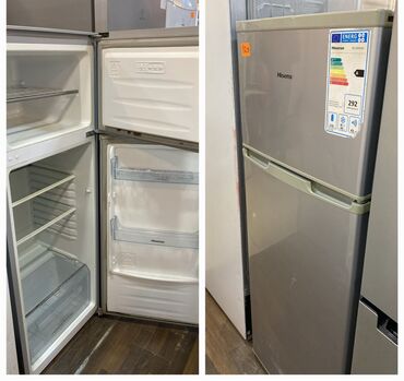 Soyuducular: İşlənmiş 2 qapılı Hisense Soyuducu Satılır, rəng - Boz, Kredit var