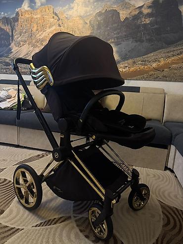 Коляска, Cybex, цвет - Черный, Б/у