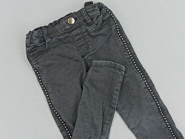 jeans mom slim fit stradivarius: Spodnie jeansowe, H&M, 2-3 lat, 92/98, stan - Bardzo dobry