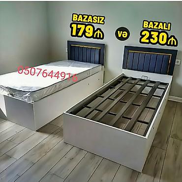beşik matrası: Yeni, Təknəfərlik çarpayı, Bazalı, Matras ilə, Siyirməsiz, Azərbaycan — 10