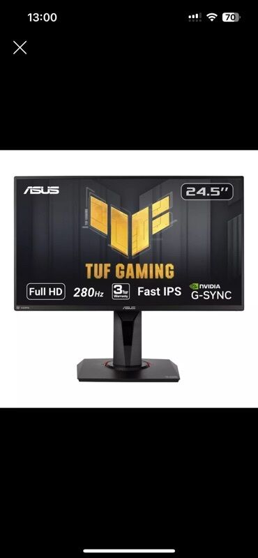 мониторы 32 10: Монитор, Asus, 24" - 25"