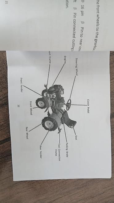 Traktorlar: Traktor 20 at gücü, motor 10 l — 8