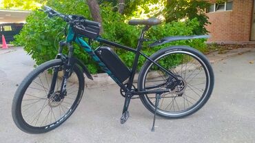 велосипед 18 дюймов: İşlənmiş Elektrik velosipedi 28", sürətlərin sayı: 10, 500-750 Vt, Ünvandan götürmə