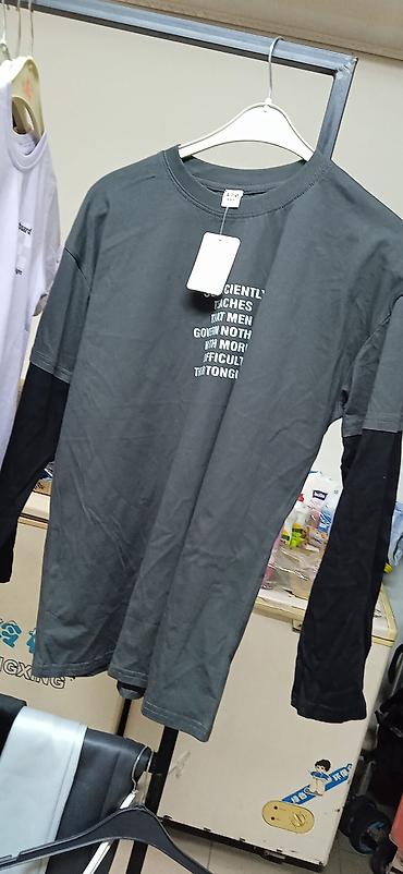 Топы и рубашки: Рубашка, цвет - Серый, Новый — 9