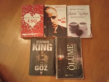 Bədii ədəbiyyat: 5 ədəd 2-ci əl kitab - 5 azn, Əcəmi metrosundan götürə bilərsiniz