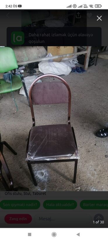 Masa və oturacaq dəstləri: Tədris kursları üçün stol stul desti. Hazirliq kursları üçün masa və — 16