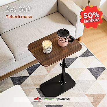 Masalar: Jurnal masası, Yeni, Açılan, MDF, Dördbucaq masa — 7