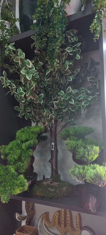 Süni güllər: Dəbli dekorativ süni bitkilər kompozisiyası - Düzbucaqlı uzun — 16