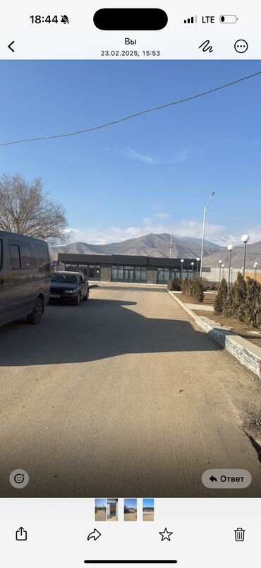 участок вдоль трассы: Сатам Дүкөн Өзүнчө турган дүкөн, 45 кв. м, Жаңы ремонт, Эшиги өзүнчө, 1 кабат