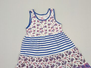 biala sukienka w niebieskie kwiaty: Sukienka, Pepperts!, 10 lat, 134-140 cm, stan - Dobry