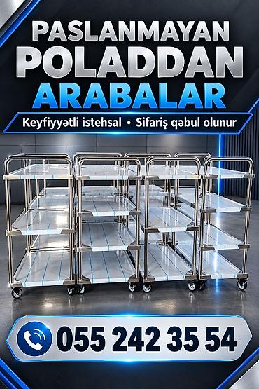 Нержавейки: Paslanmayan poladdan çoxrəfli servis/arxiv arabaları - Tam — 1