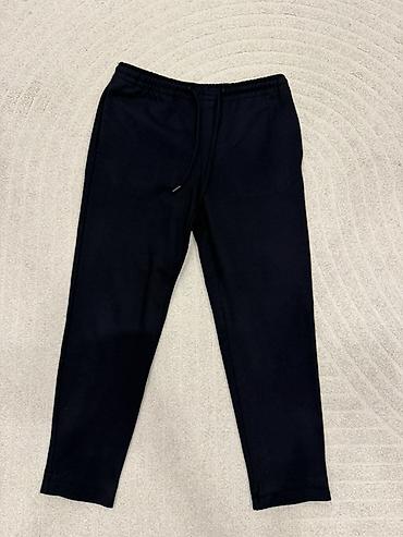 Эркектер кийими: Мужские темно синие полу классические брюки zara в хорошем состоянии — 1