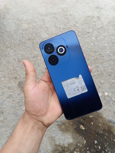 телефон fly hard reset: Infinix Smart 7, 128 ГБ, цвет - Синий, Гарантия