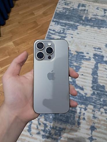iphone 80: IPhone 15 Pro, 256 GB, Natural Titanium — 1