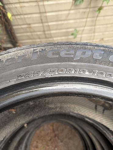 до 13000: Шины 245 / 50 / R 18, Зима, Б/у, Комплект, Легковые, Корея, Hankook — 3
