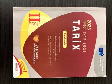 2023-cü il üçün hazırlanmış bu tarix test toplusu ali təhsil