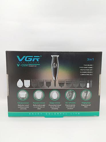 Trimmerlər və saç qırxan maşınlar: VGR 099" Təsviri: Birbaşa şəbəkə ilə kişilər üçün Trimmer dəsti 3in1 — 9