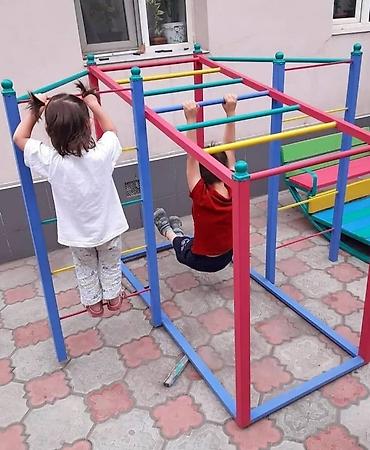 Детские качели: Игровой комплекс в наличии Качели Турник Горка Песочница Балансир — 12