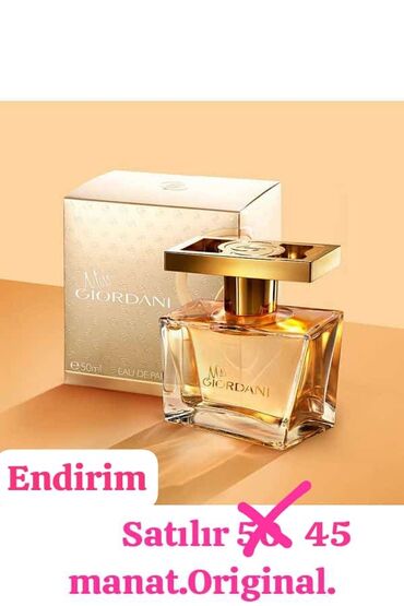 Ətriyyat: Oriflame brendinin "Dancing Lady Hypnotic Night" ətri. Bu ətir 50 ml — 85