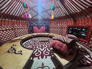 Аренда юрт: Аренда юрты, Каркас Деревянный, 85 баш, Казан, Посуда, С полом — 17