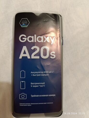 samsung ativ s: Samsung A20s, цвет - Синий, Отпечаток пальца, Две SIM карты