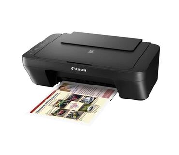 Kompüter, noutbuk və planşetlər: Yeni̇. Canon e414 printer həm rəngli həm ağ qara.Yeni bağlı qutuda