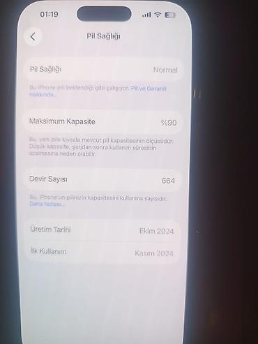 m4 pro: IPhone 16 Pro, 128 GB, Ağ, Simsiz şarj — 2
