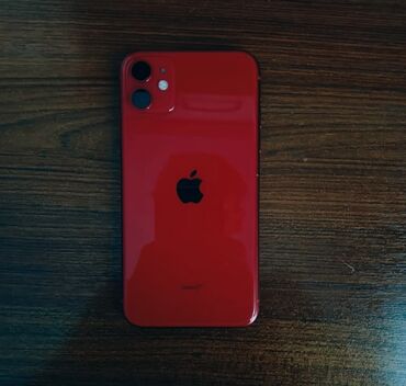 telefon qutuları: IPhone 11, 128 GB, Qırmızı, Face ID