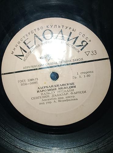 Vinil vallar: Plastinkalar biri 3 manat — 11