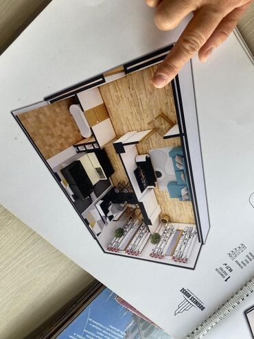 Продажа квартир: 1 комната, 60 м², Элитка, 4 этаж, ПСО (под самоотделку)
