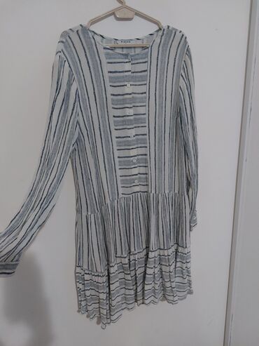 duga leprsava haljina: S (EU 36), bоја - Šareno, Drugi stil, Dugih rukava