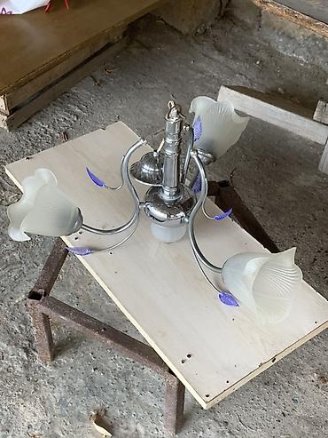 led lustra: Çılçıraq, 3 lampa, Metal — 3