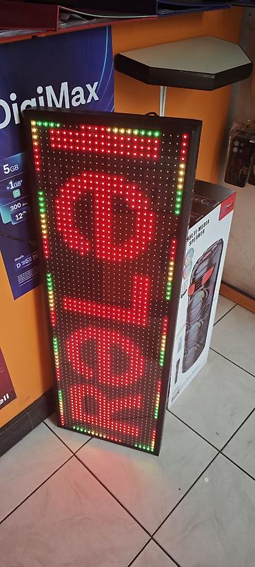 Biznes üçün avadanlıq: Rəngli LED reklam lövhəsi Led reklam lovhesin olcusu 100 x 35 wifi le — 6