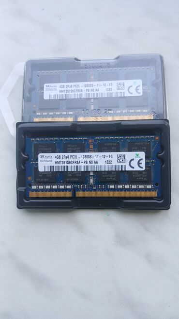 ucuz notebook qiymetleri: Оперативная память (RAM) Hynix, 4 ГБ, 1600 МГц, DDR3, Для ноутбука