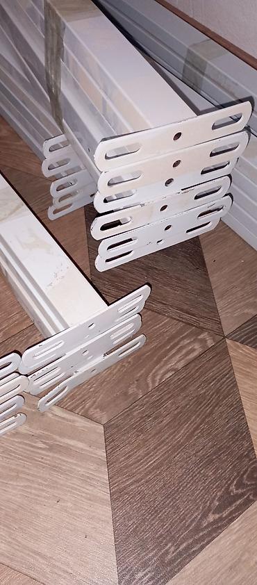 işlenmiş carpayı: Çarpayı hissələri. Kvadrat 4 x 2 sm. Uzunluğu 1.62 və 1.82 m. Yeni — 2