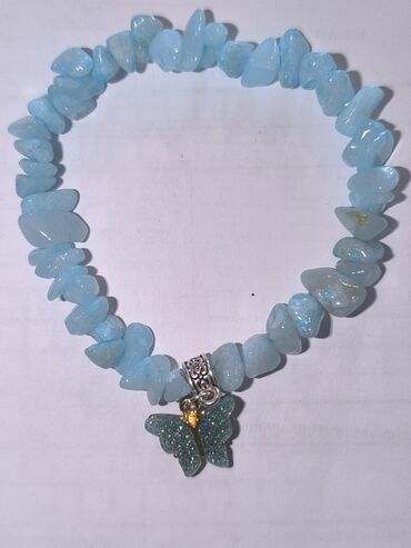 Bilərziklər: Əl işi bilərziklər dəsti - Materiallar: şüşə/daş boncuklar, bəzək — 20