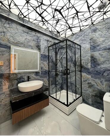 Duş kabinaları, arakəsmələr: Arakəsmə, Künc üçün — 19