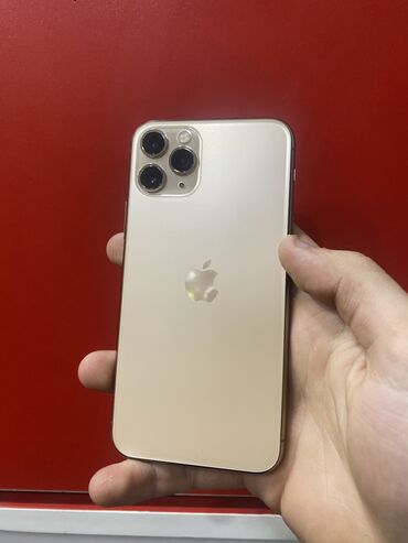 azerbaycan telefon fiyatları iphone: IPhone 11 Pro, 64 GB, Matte Gold, Zəmanət, Simsiz şarj, Face ID